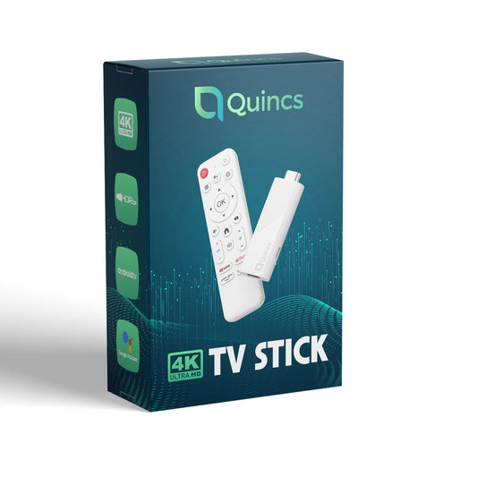 Alles over de Quincs 4K tv‑stick met 16 GB opslag: dé streamingoplossing