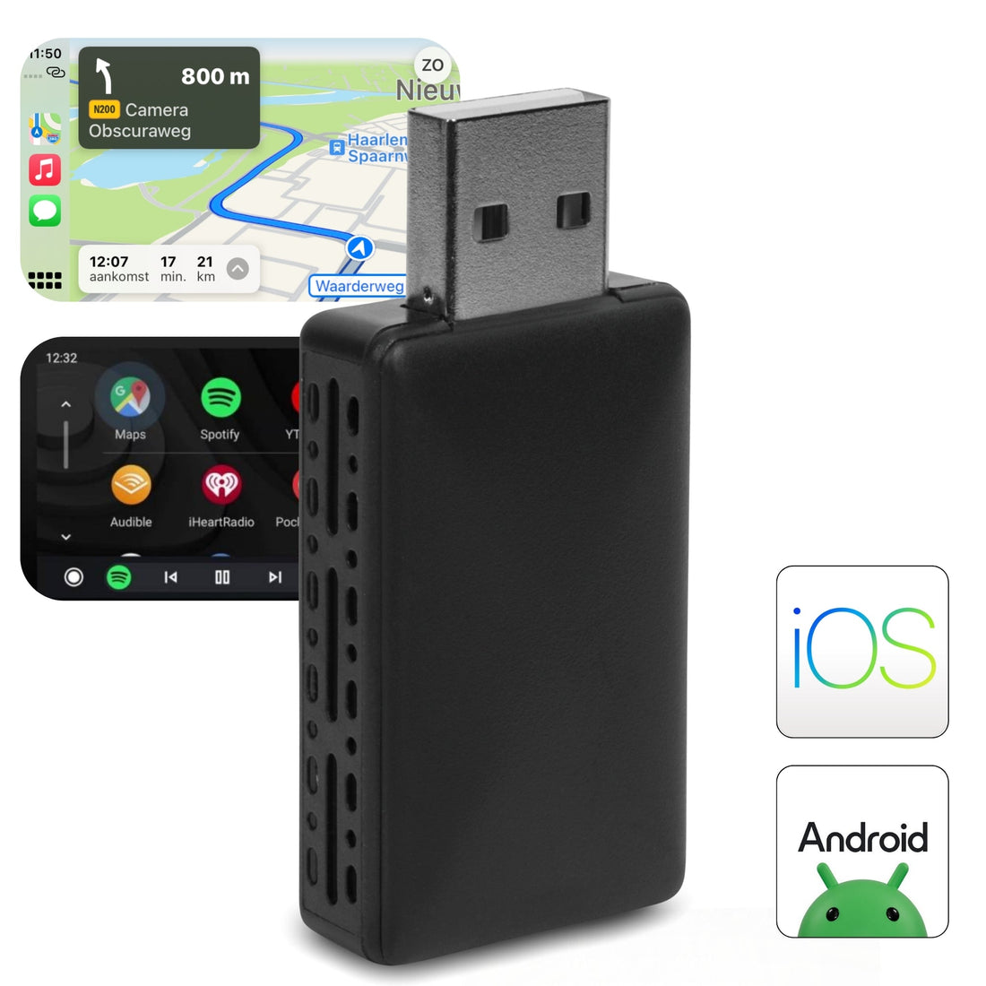 Wat is CarPlay (voor Android via dongle)?