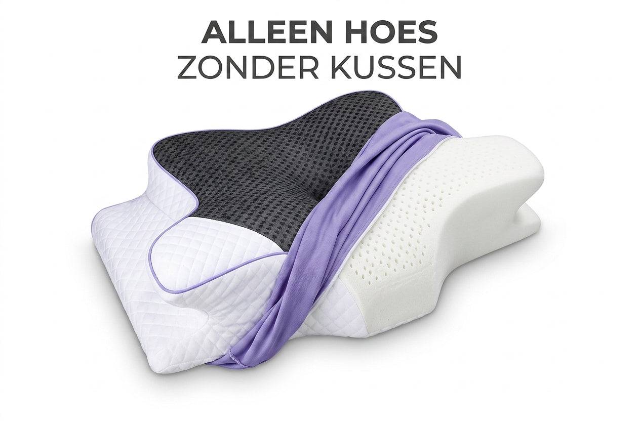 Quincs® Kussen sloop zwart / wit