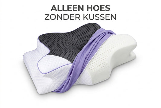 Quincs® Kussen sloop zwart / wit