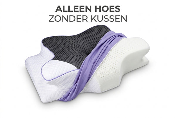 Quincs® Kussen sloop zwart / wit