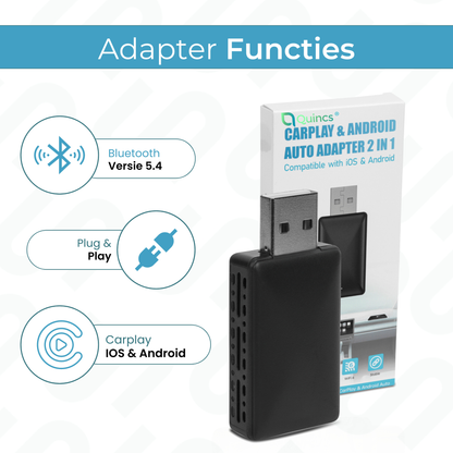 Quincs® Carplay & Android auto USB Dongle
